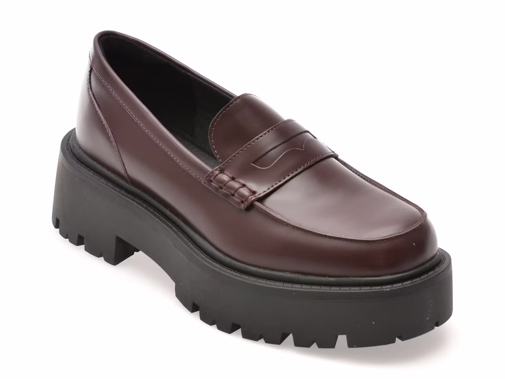 Mocasini ALDO CADAYCIA 601 visinii din piele naturală lacuită pentru femei