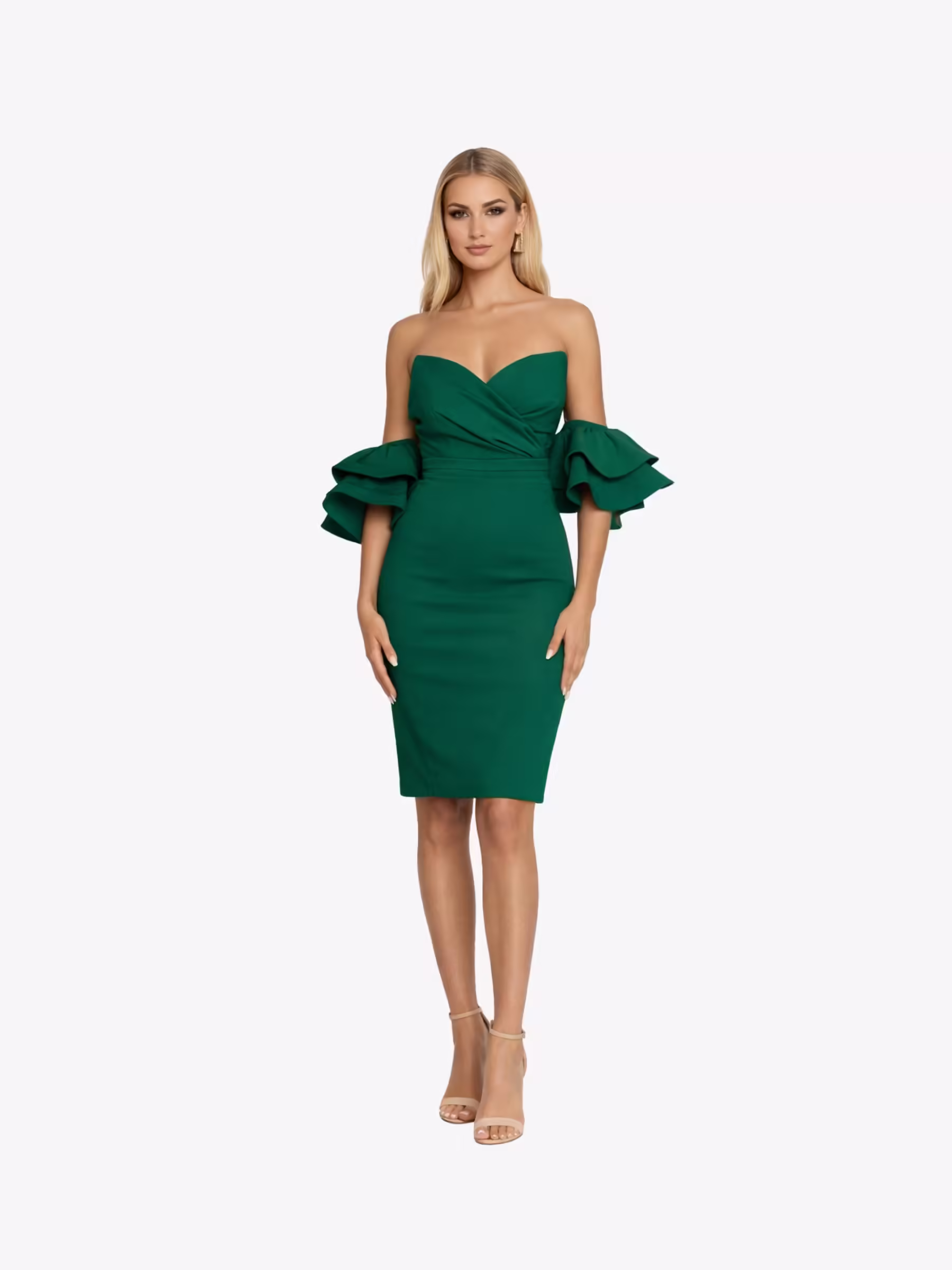 Rochie Scurta “Catinka”, Verde – S