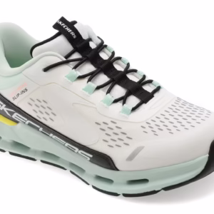 Pantofi sport albi SKECHERS GLIDE-STEP + pentru fetițe