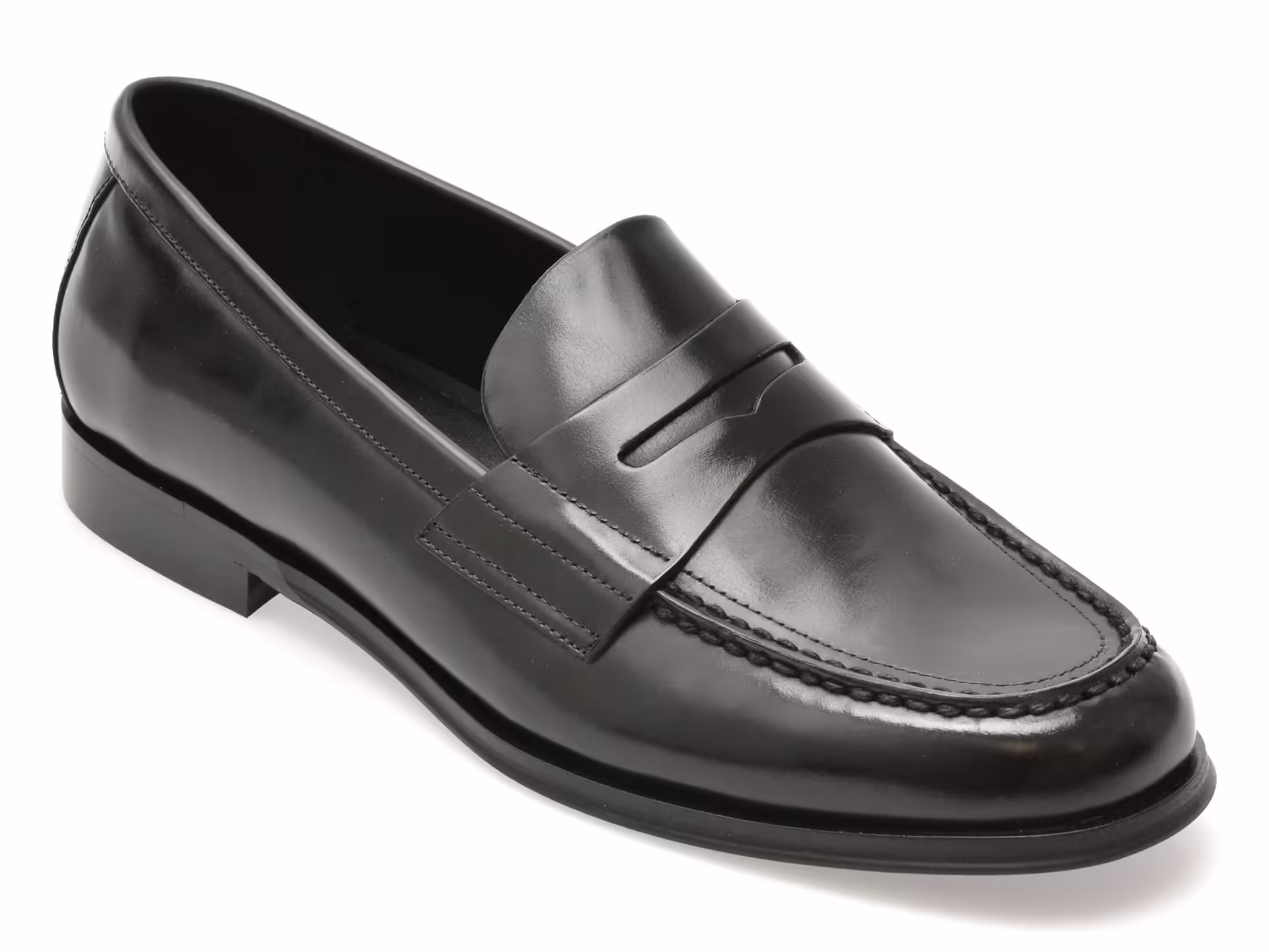 Mocasini ALDO negri din piele naturală KEIFER 001 pentru bărbați