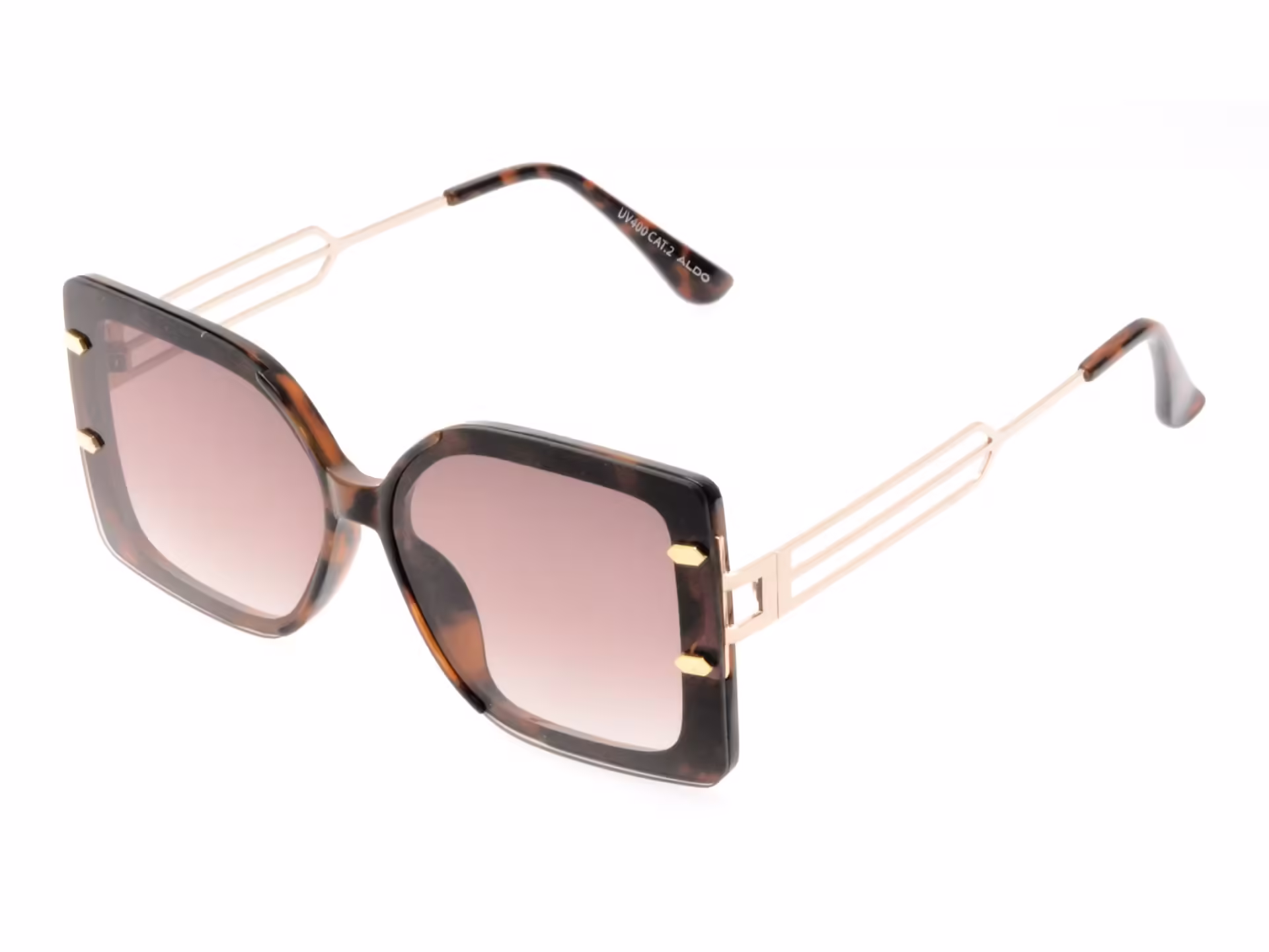 Ochelari de soare ALDO HALEWIA 240 maro din PVC pentru femei