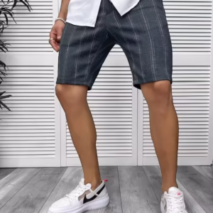 Pantaloni scurti barbati casual cu imprimeu – Colectia Noua