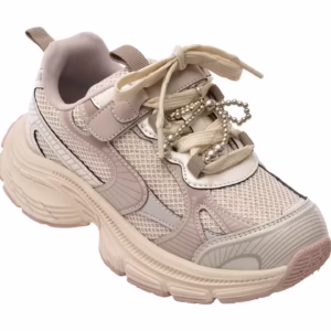 Pantofi sport gri pentru fete SELECTION KIDS – 25102, din material textil