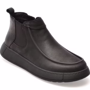 Ghete GRYXX negre, 1007, din piele naturala