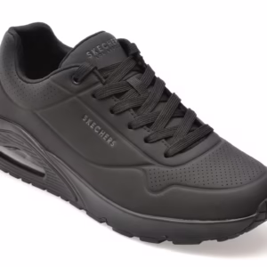 Pantofi sport SKECHERS negri, UNO, din piele ecologica