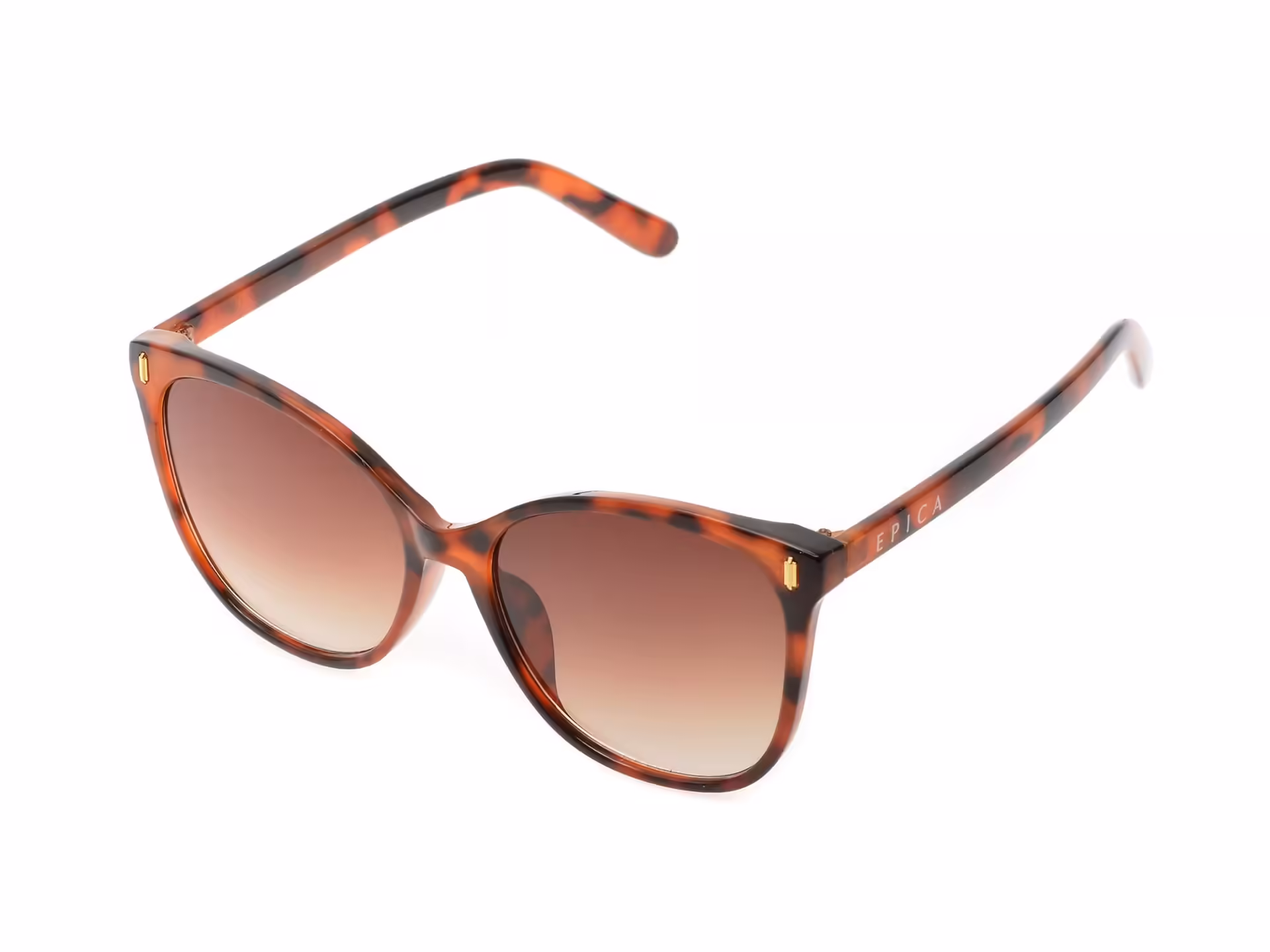 Ochelari de soare EPICA maro din PVC pentru femei