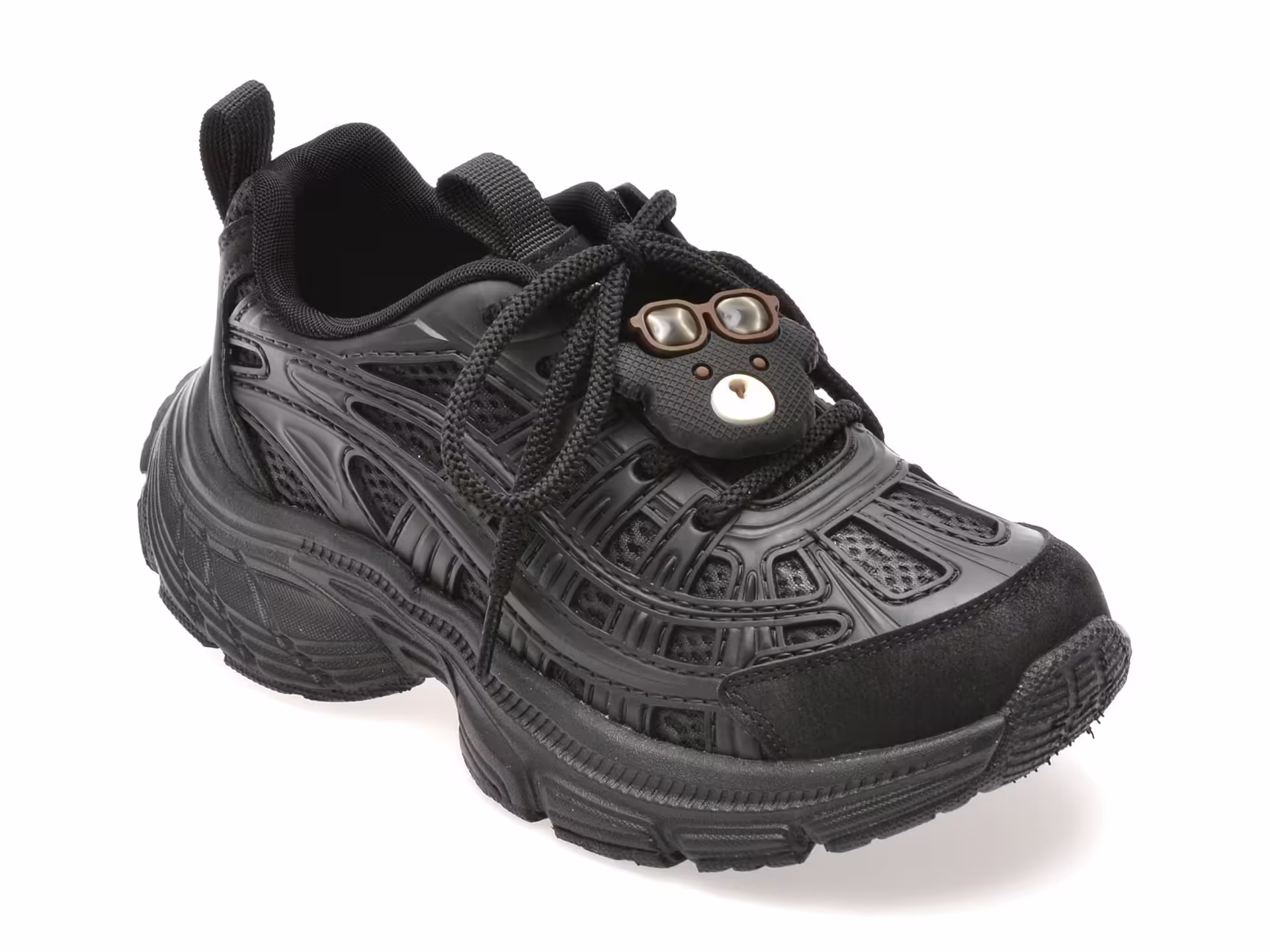 Pantofi sport negri SELECTION KIDS pentru copii – model 2585
