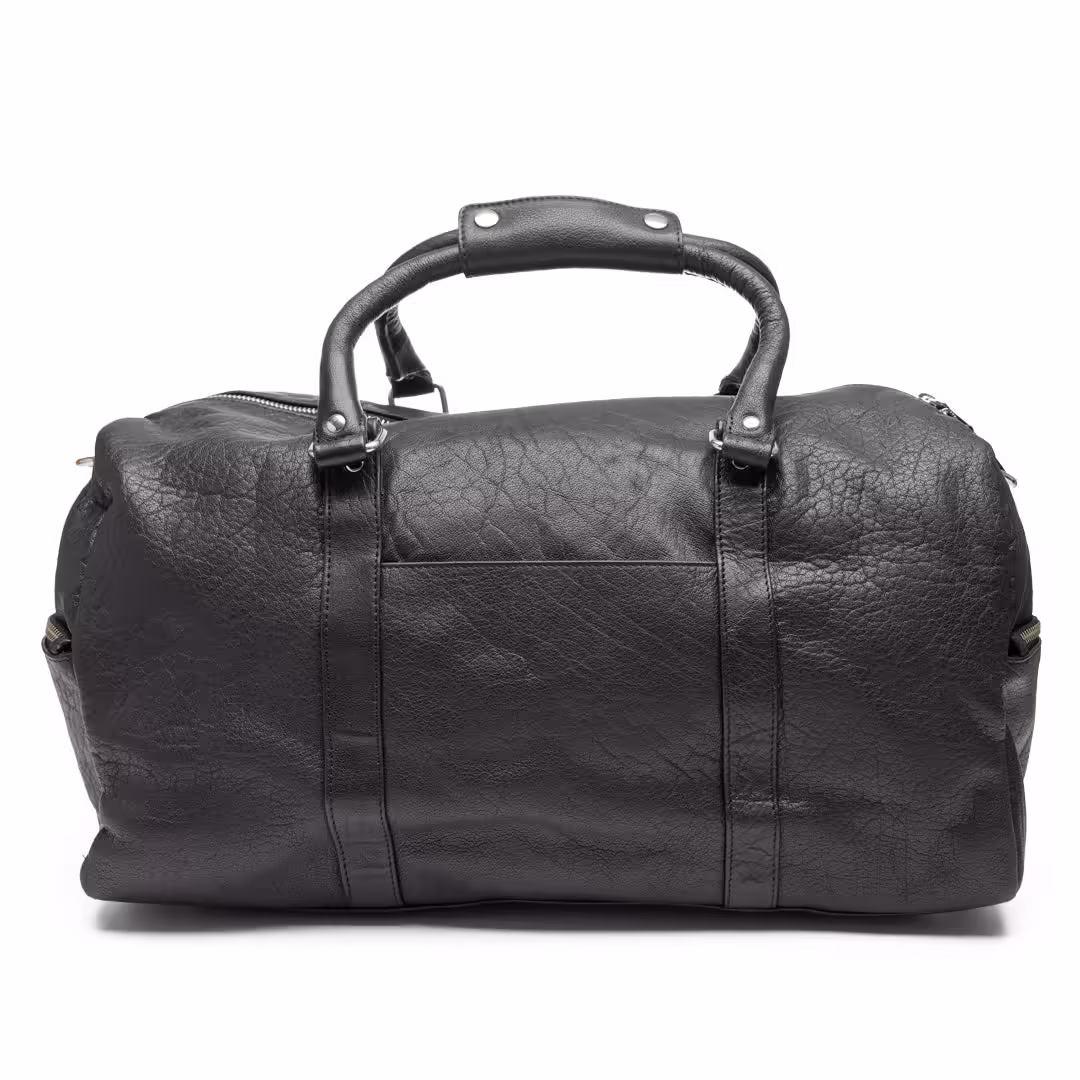 Geanta de voiaj din piele naturală neagră – Travel Bag
