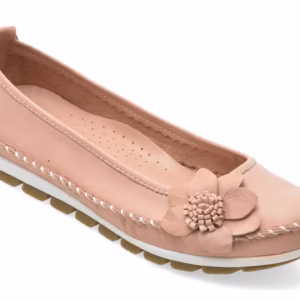 Balerini din Piele Naturală FLAVIA PASSINI – Culoare Nude, Model 127