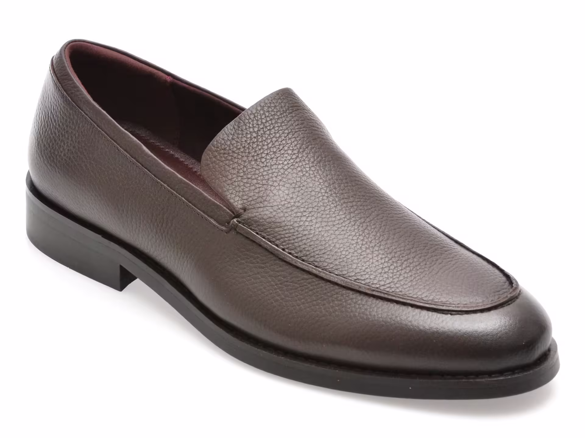 Mocasini ALDO maro FABIO 201 din piele naturală pentru bărbați