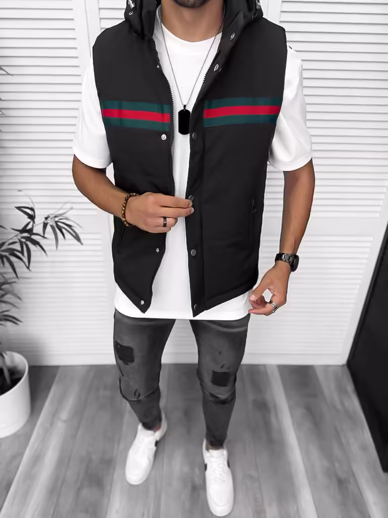 Vesta bărbați casual neagră – Model 5222 51-4