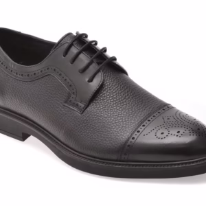 Pantofi eleganti OTTER negri, 30008, din piele naturala