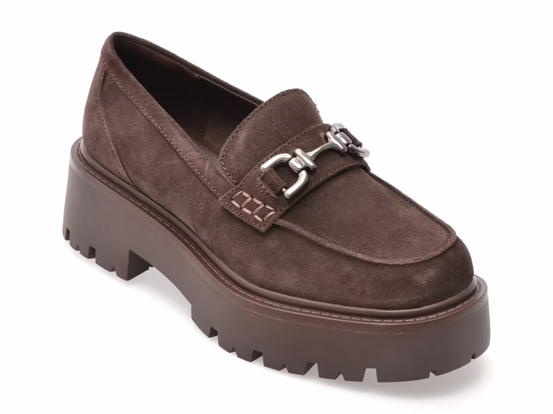 Mocasini ALDO maro din piele întoarsă pentru femei – Model ONEAMETH 201