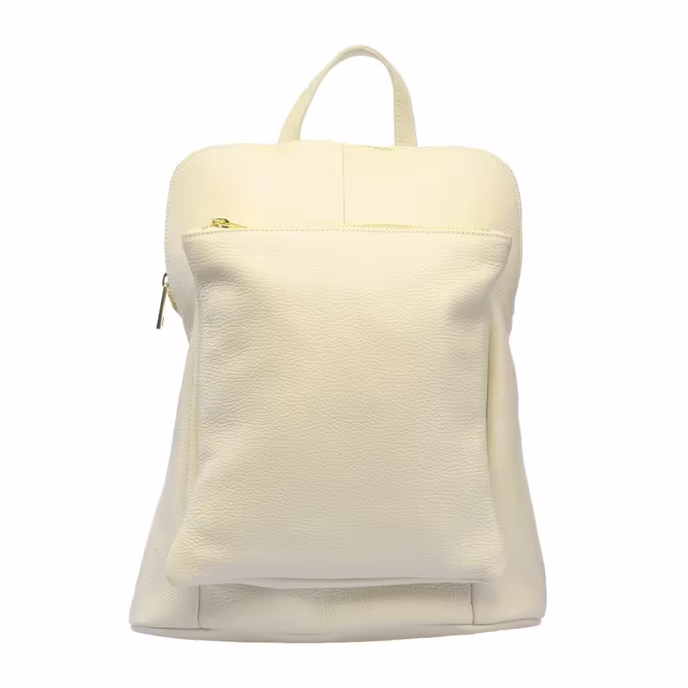 Rucsac damă din piele naturală ivory – Model Duality