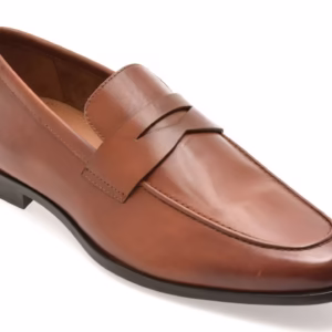 Mocasini ALDO maro din piele naturală VINNY 220 pentru bărbați