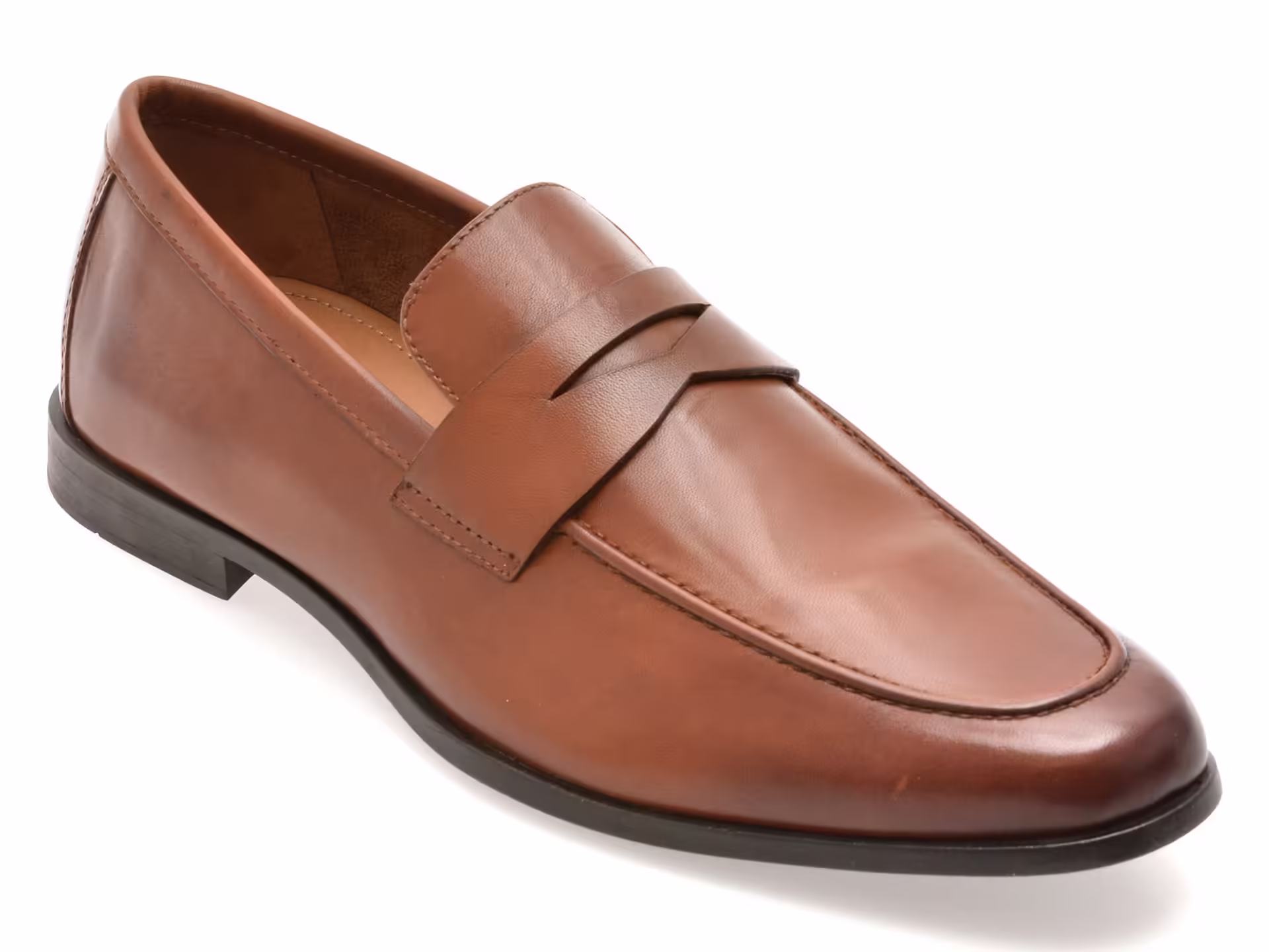 Mocasini ALDO maro din piele naturală VINNY 220 pentru bărbați