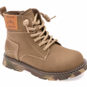 Ghete maro din piele naturală pentru copii – SELECTION KIDS 532203