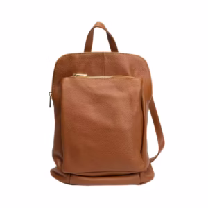Rucsac damă din piele naturală maro Duality – TORO NERO