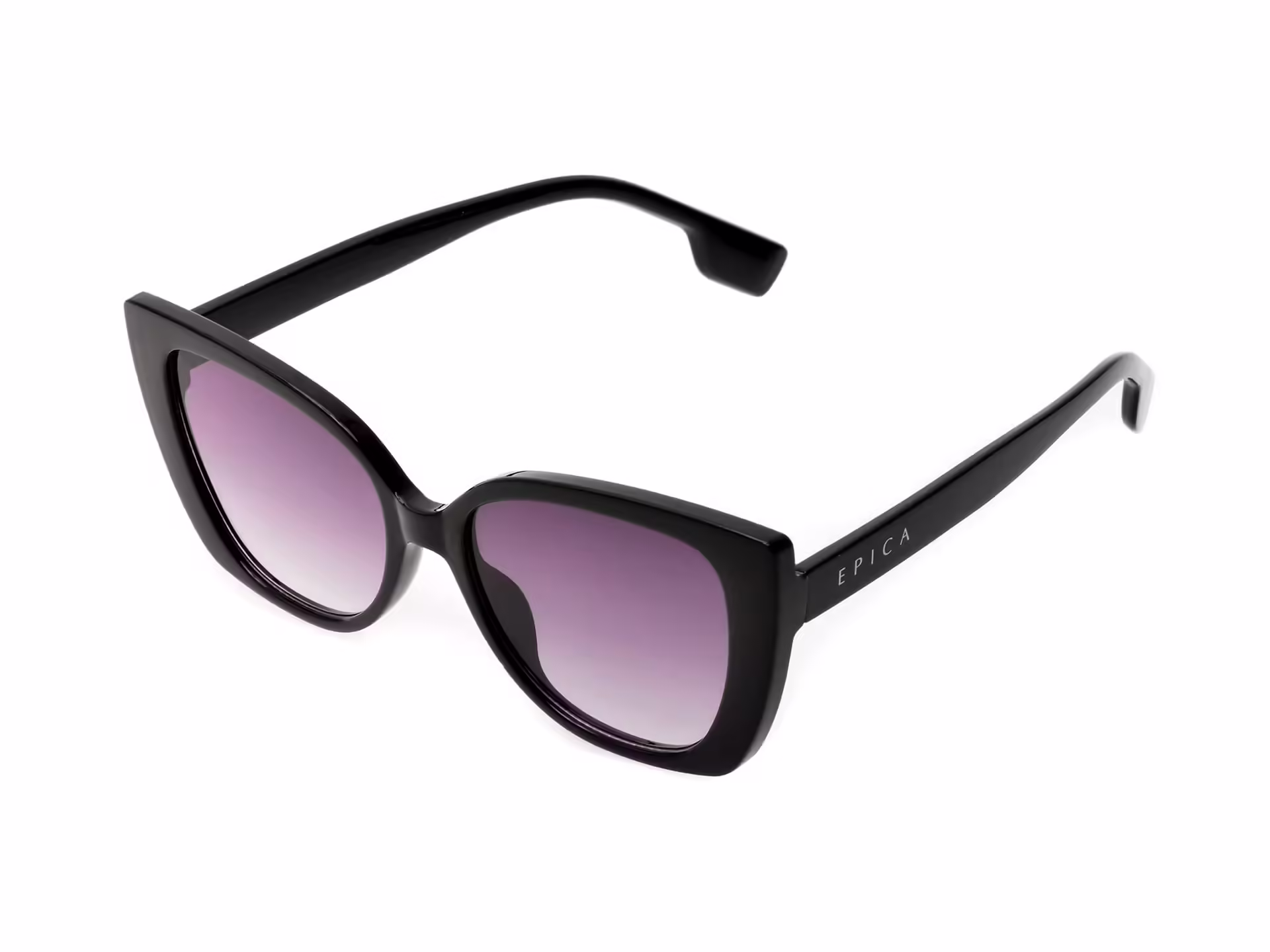 Ochelari de soare EPICA negri din PVC pentru femei