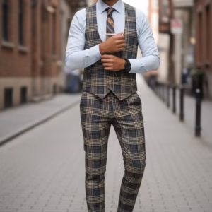 Pantaloni Bărbați în Carouri – Casual și Elegant