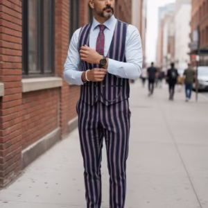 Compleu bărbați elegant – Vesta și Pantaloni B5519
