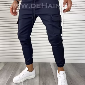Pantaloni bărbați casual bleumarin B9245 – Colectia nouă