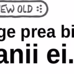 „merge prea bine… la anii ei.” / bumper sticker auto (Culoare: Alb)