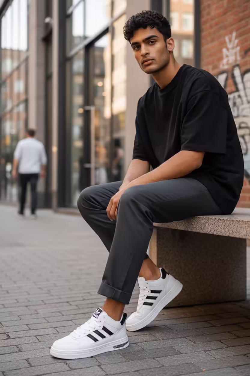 Adidași bărbați albi premium M288 N9-2 – Confort și Stil