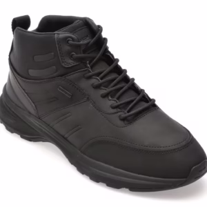 Ghete GEOX negre, U56M2C, din piele ecologica