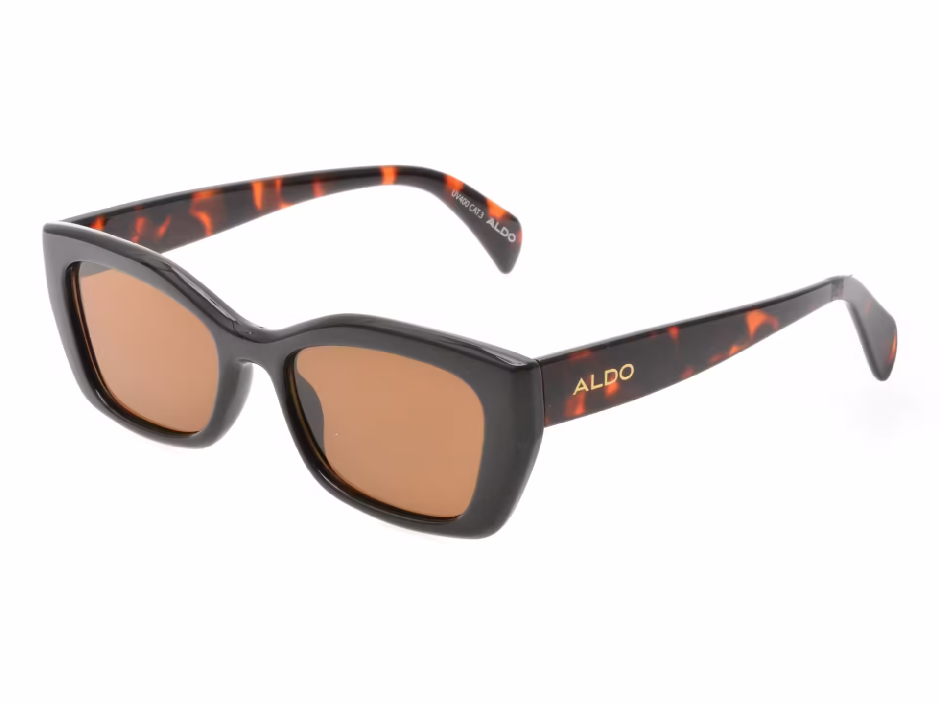 Ochelari de soare ALDO CALABERYN 001 negri din PVC pentru femei