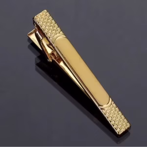 Ac de cravată Auriu ACR019 – Eleganță și Stil