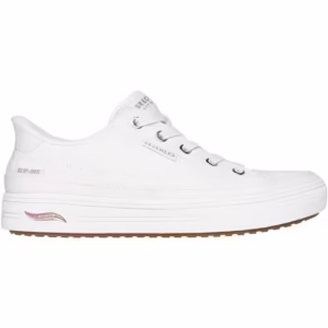 Pantofi sport albi pentru femei Skechers Arch Fit - Casual Confort Urban design textil ușor