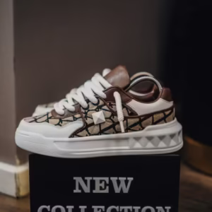 ADIDASI SNEAKERS GARAVANI WHITE-BROWN ABVG8(093-8) (MĂRIME: 36)