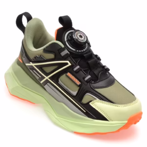 Pantofi sport negri pentru copii SELECTION KIDS – 8038 din piele ecologică