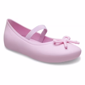 Balerini Crocs Brooklyn Bow Flat Kids Roz – Ballerina Pink