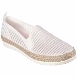 Balerini albi pentru femei Skechers – confortabili și din material textil