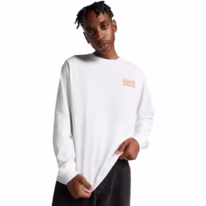 Bluză Albă Casual pentru Bărbați – Converse Cons din Bumbac 100%