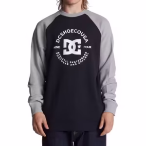 Bluza Bărbați DC Shoes Star Pilot Negru din Bumbac și Poliester Reciclat