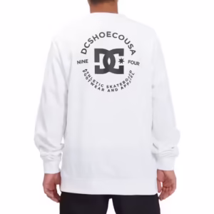 Bluza Albă Casual pentru Bărbați DC Shoes Star Pilot – 100% Bumbac, Design Trendy și Confortabil