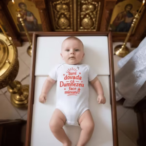 Body pentru bebeluși cu mesaj inspirațional - Dovada minunilor divine