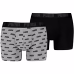 Boxeri bărbați Puma Everyday – Lenjerie sport confortabilă gri pentru bărbați