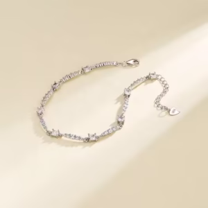 Brățară din argint 925 pentru dama, model elegant, placată cu rodiu - JW1606