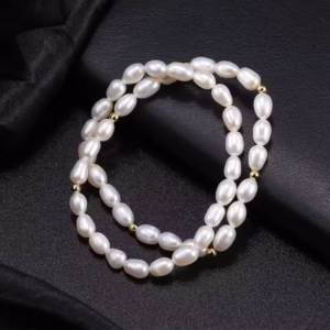 Brățară de damă din argint cu perle naturale – JW1554