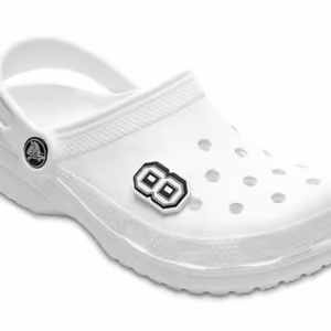 Jibbitz Crocs B&W Number 8