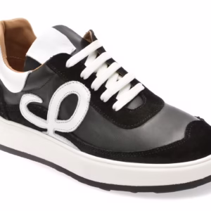 Pantofi Sport Alb-Negru FLAVIA PASSINI din Piele Naturala pentru Femei