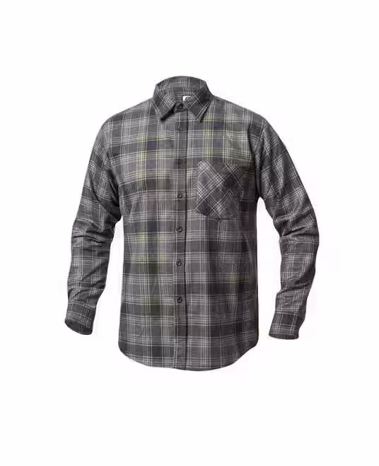 Camasa de lucru barbati flanel, verde-negru, 100% bumbac, Ardon Urban 3XL, VERDE-NEGRU