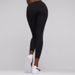 Colanți negri pentru femei Puma Essentials sport fitness elastic respirabil