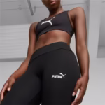 Colanți negri pentru femei Puma Essentials sport fitness elastic respirabil