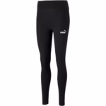 Colanți negri pentru femei Puma Essentials sport fitness elastic respirabil