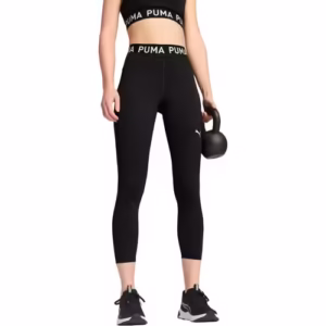 Colanți sport unisex Puma Strong - Negri pentru fitness și antrenament intens